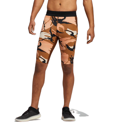 ADIDAS HEATRDY CAMO TECHFIT SHORT LEGGINGS