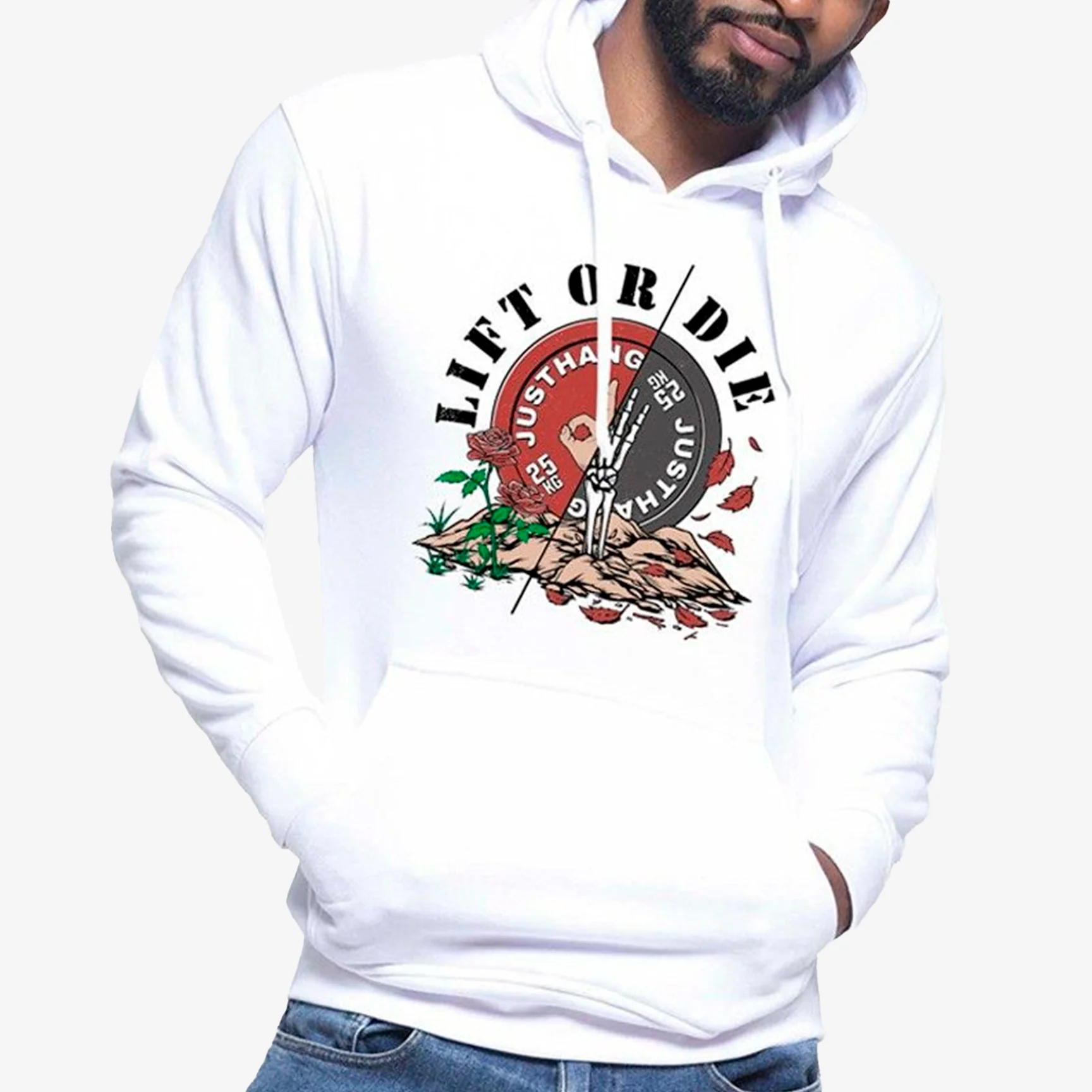 JUSTHANG LIFT OR DIE HOODIE