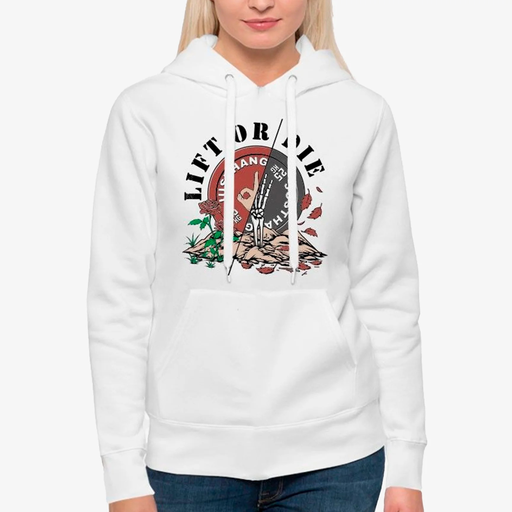 JUSTHANG LIFT OR DIE HOODIE - Image 2