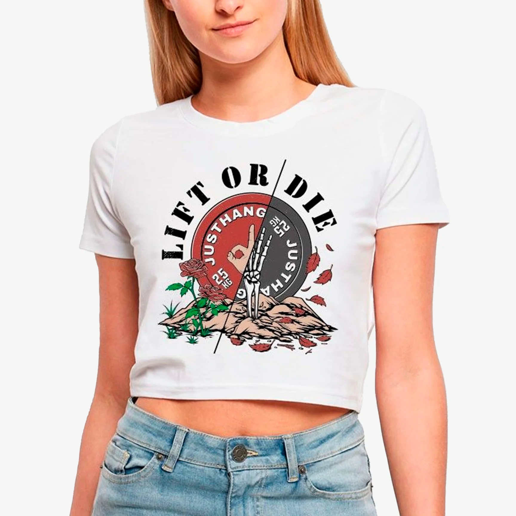 LIFT OR DIE CROP TOP