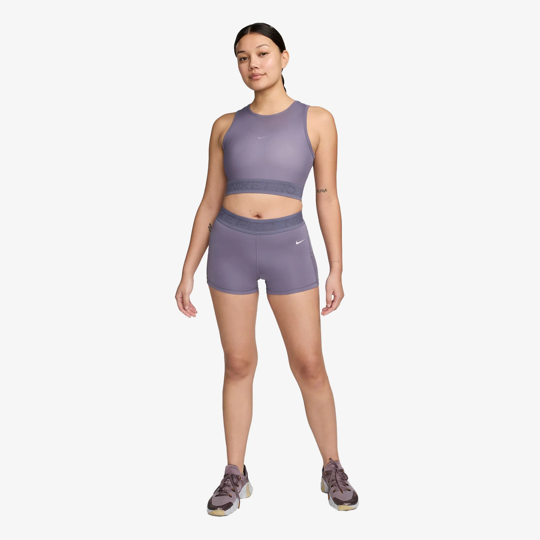 NIKE DRI-FIT MID WAIST SHORT - WOMEN - Image 3