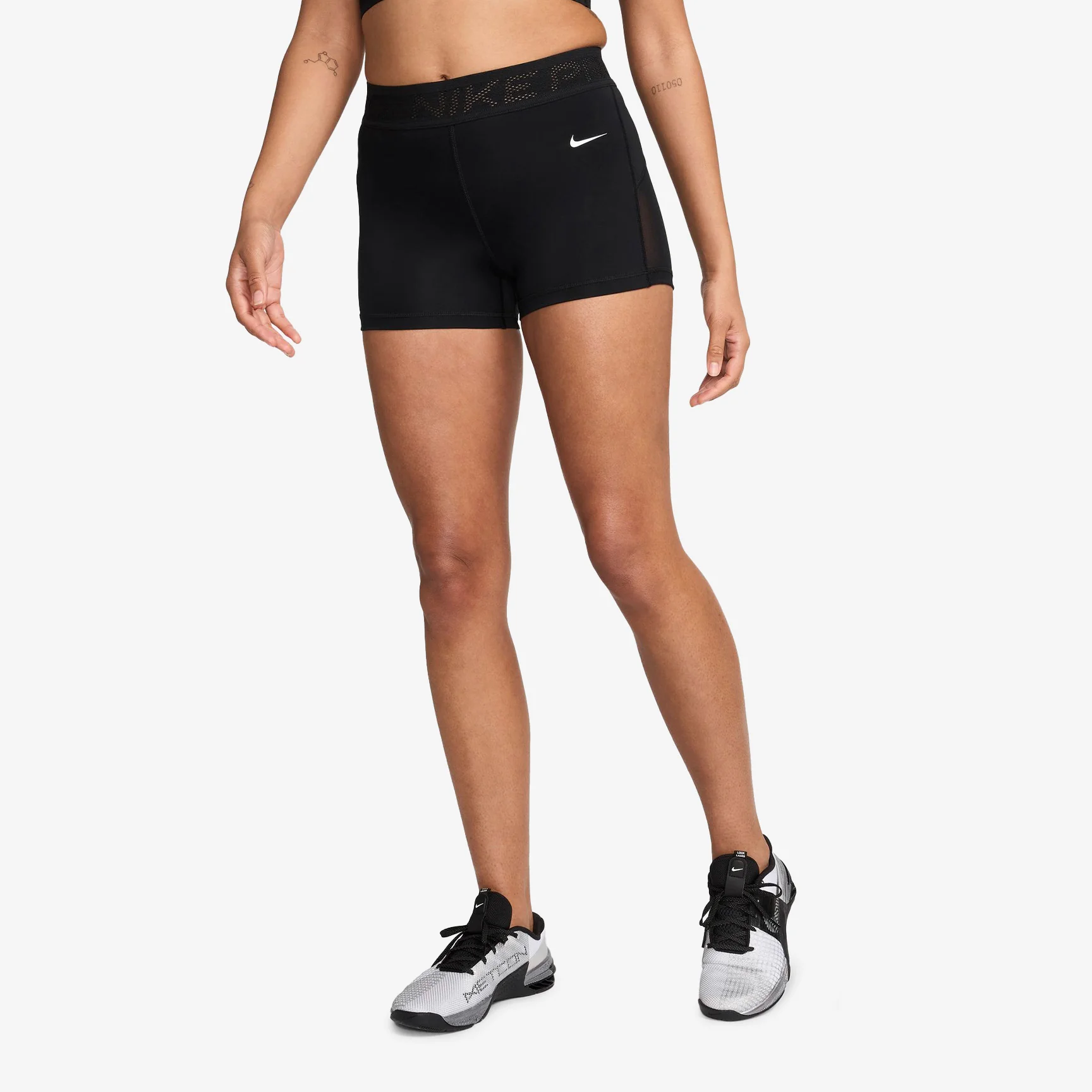 NIKE DRI-FIT MID WAIST SHORT - WOMEN