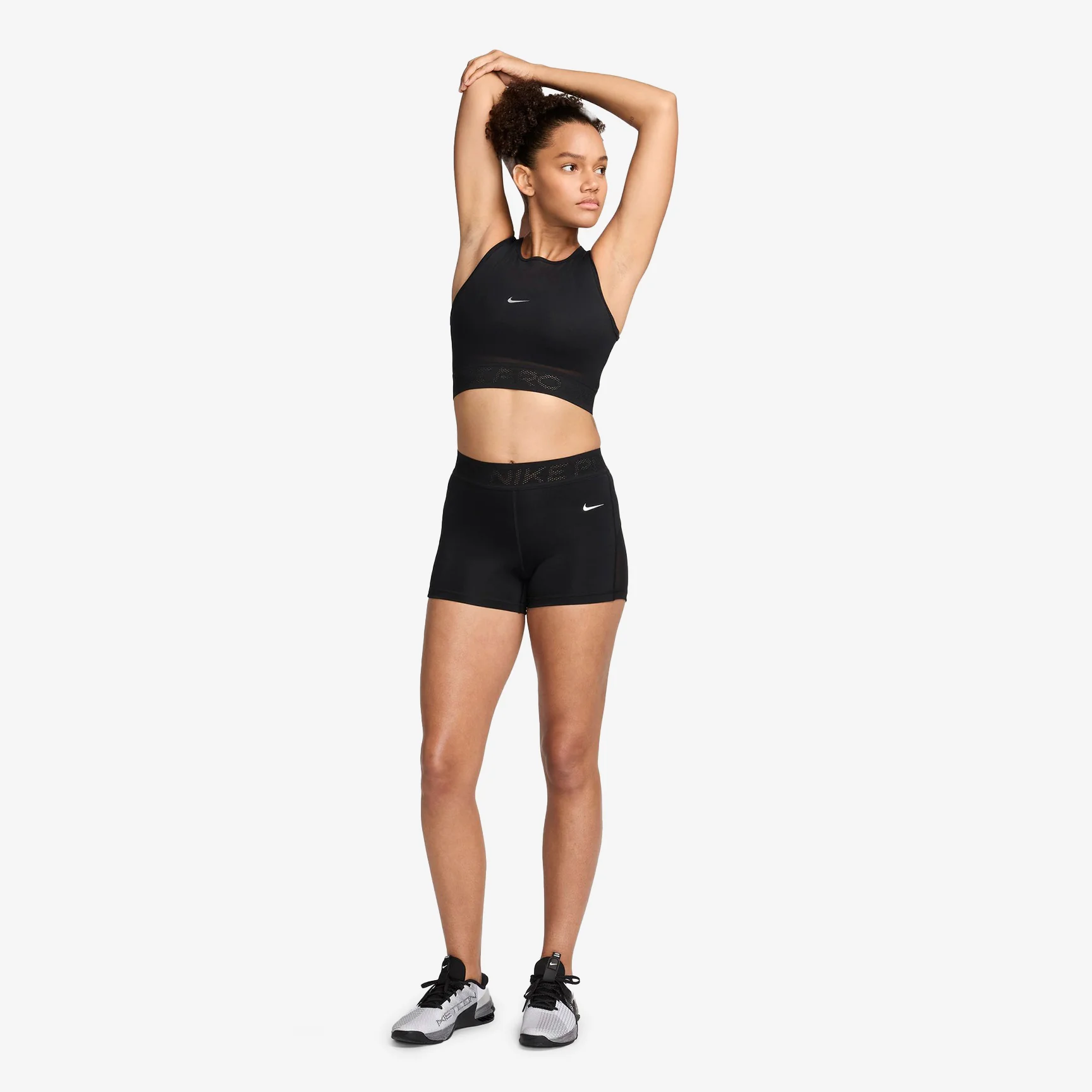 NIKE DRI-FIT MID WAIST SHORT - WOMEN - Image 3