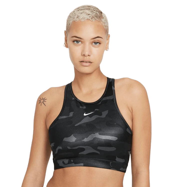 NIKE DRI-FIT SWOOSH CAMO BRA
