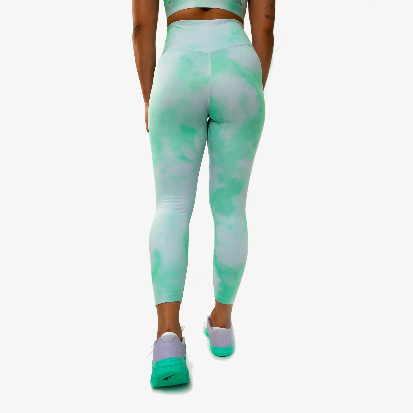 NIKE ONE ICON CLASH MID-RISE CROPPED LEGGINGS - Image 2