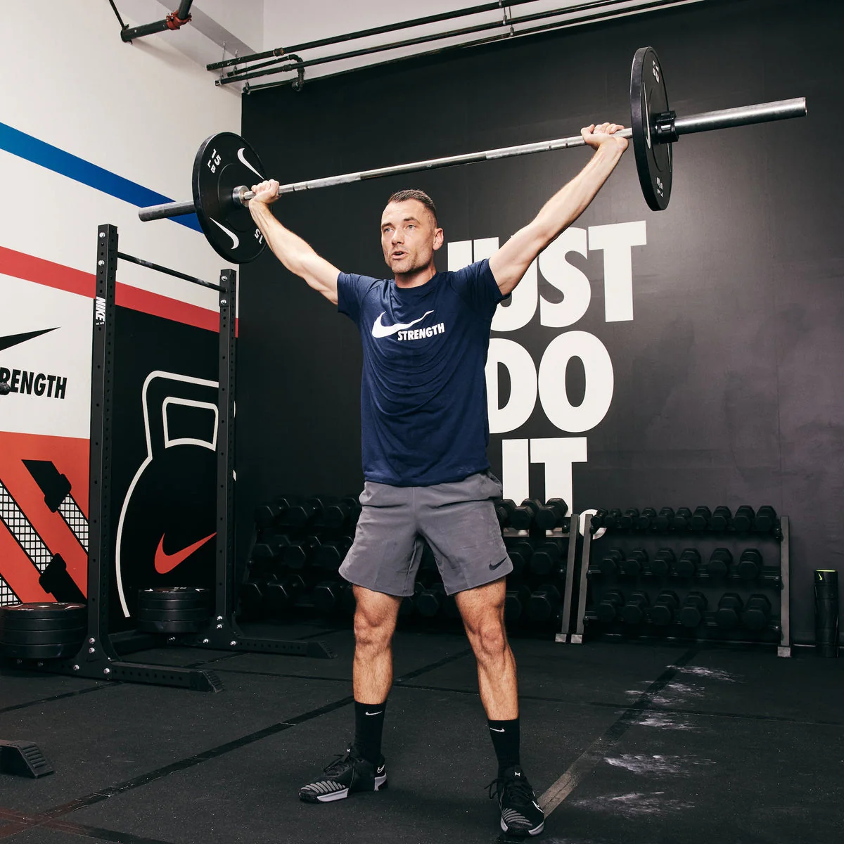 Nike Strength Barbell 20kg - Chrome - Image 7