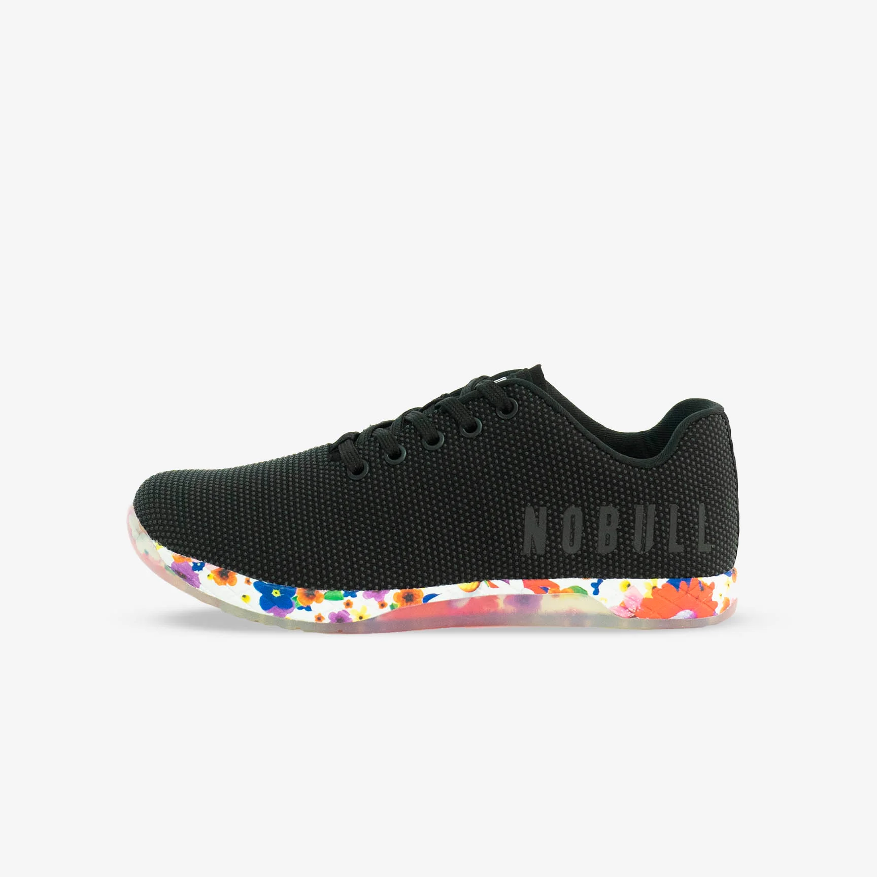 NOBULL BLACK FLORAL TRAINER - WOMAN