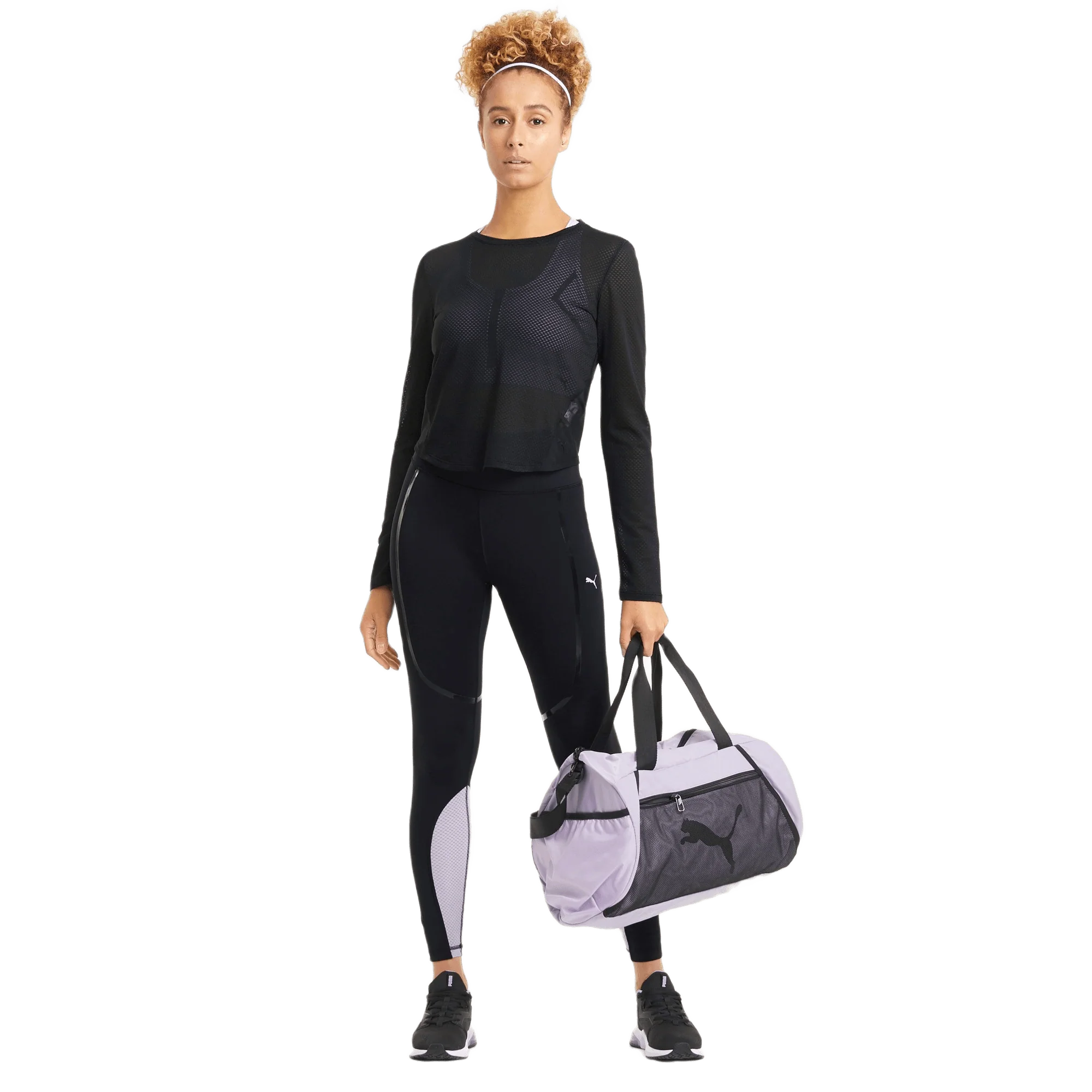 PUMA TRAIN MESH LONG SLEEVE TOP - Image 3