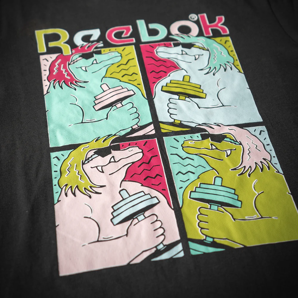 REEBOK ANIMAL NOVELTY GRAPHIC T-SHIRT - Image 4
