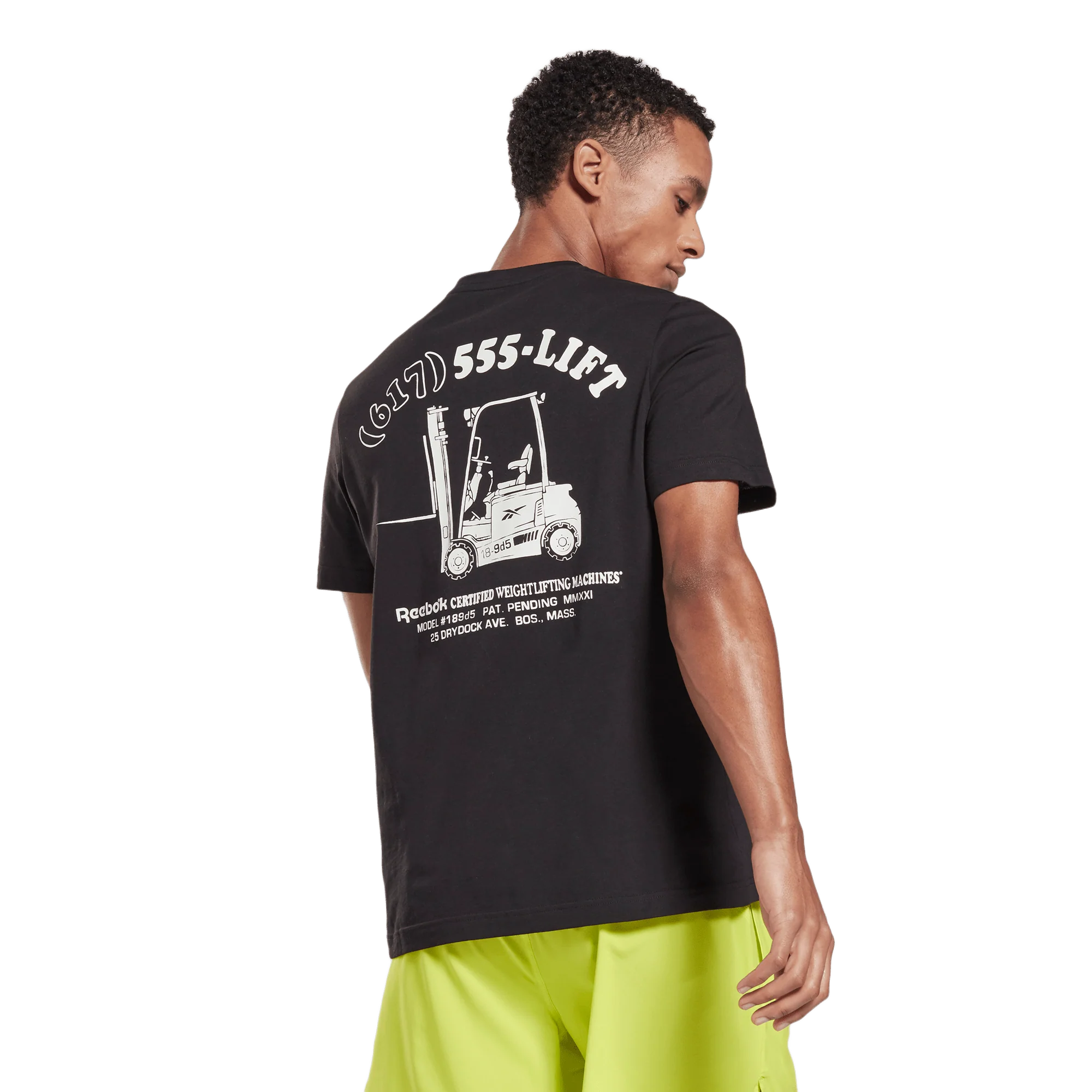 REEBOK WEIGHTLIFTING NOVELTY GRAPHIC T-SHIRT