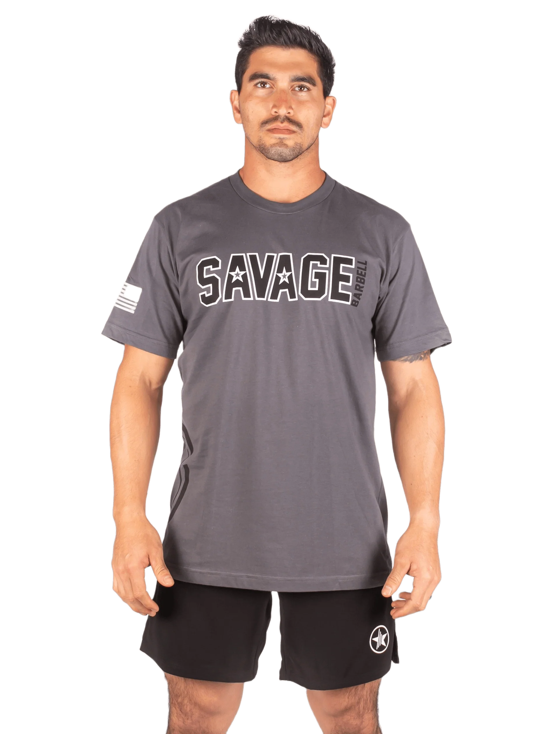 SAVAGE BARBELL T-SHIRT