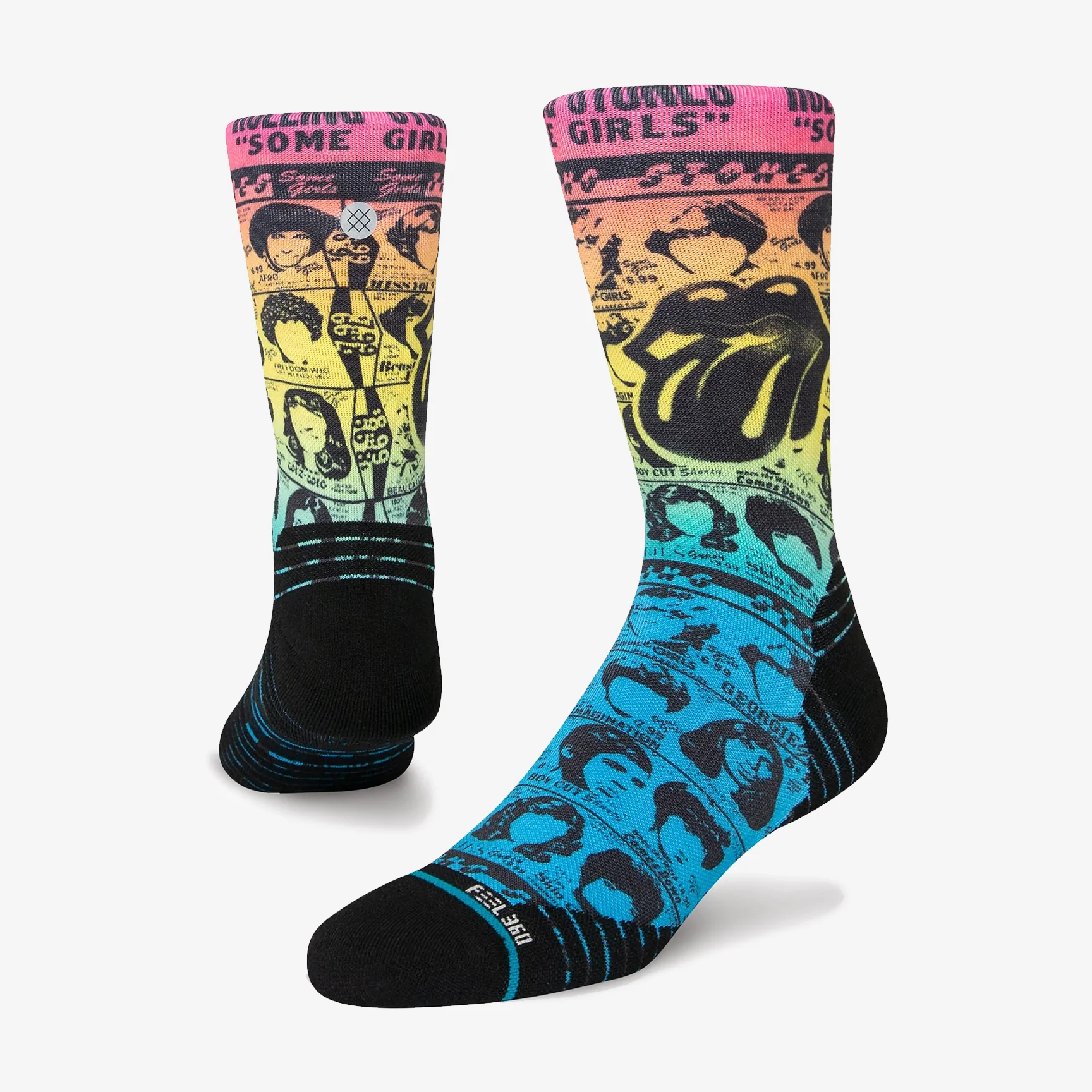 STANCE ROLLING STONES CREW SOCKS