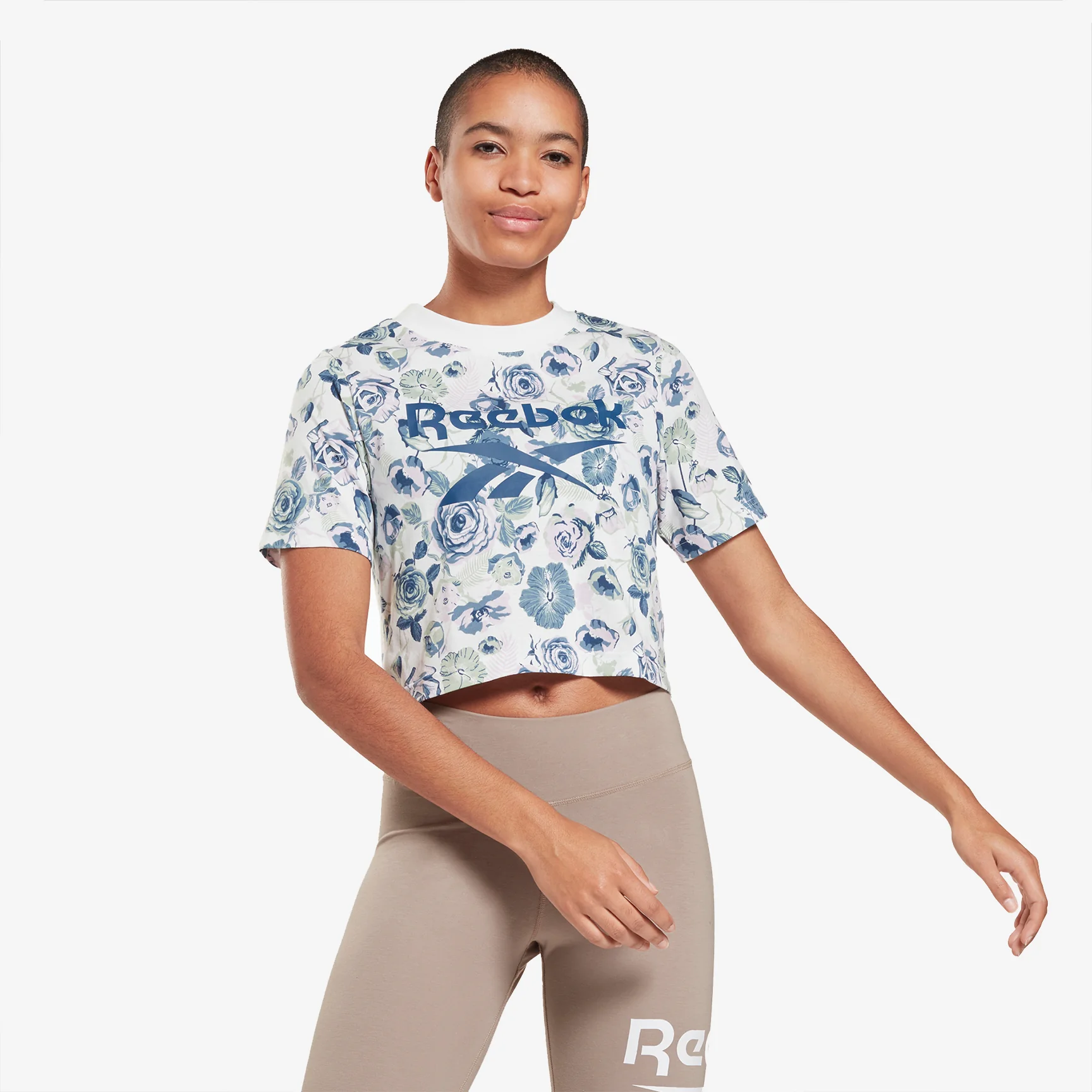 T-SHIRT REEBOK FLORAL