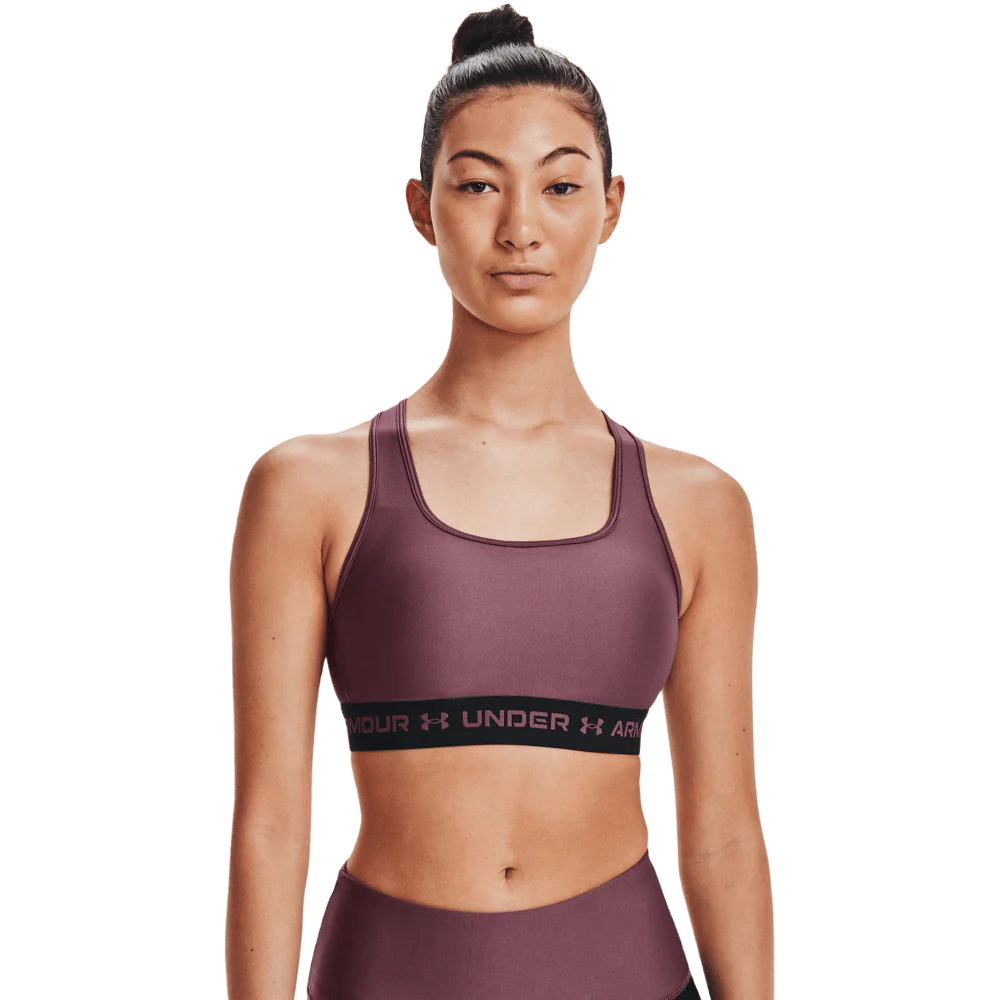 TOP UNDER ARMOUR MID CROSSBACK - MEDIUM IMPACT