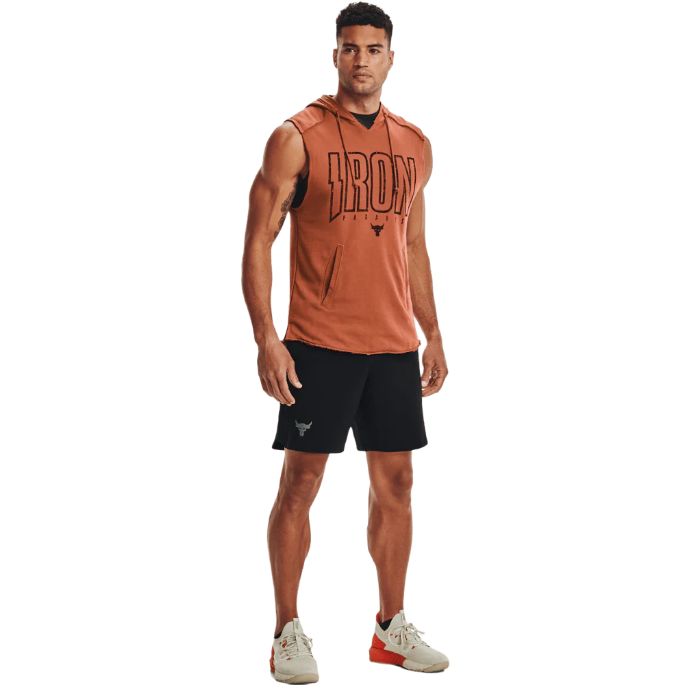 UNDER ARMOUR PROJECT ROCK TERRY IRON SLEEVELESS HOODIE - Image 4
